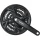 Kurbelgarnitur Shimano FC-M371 3x9-fach 48/36/26 175 mm schwarz