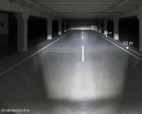 Dynamo Scheinwerfer busch&amp;m&uuml;ller IQ-XS 80 Lux mit Standlicht schwarz