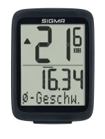 Fahrradcomputer Sigma BC 8.0 WL schwarz, kabellos
