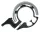 Fahrradklingel Knog Oi Classic Small 22,2mm silver