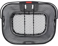 Vorderradkorb Klickfix Uni mit Lampenclip schwarz