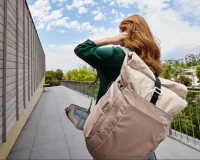 Fahrradrucksack Otinga Flow sand-braun