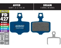 Galfer Bremsbel&auml;ge Road SRAM XX, X0, X7, X9, DB, Level, T, TL, Red/Rival AXS